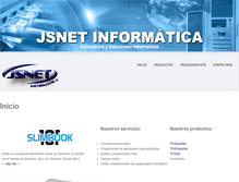 Tablet Screenshot of jsnetinformatica.com